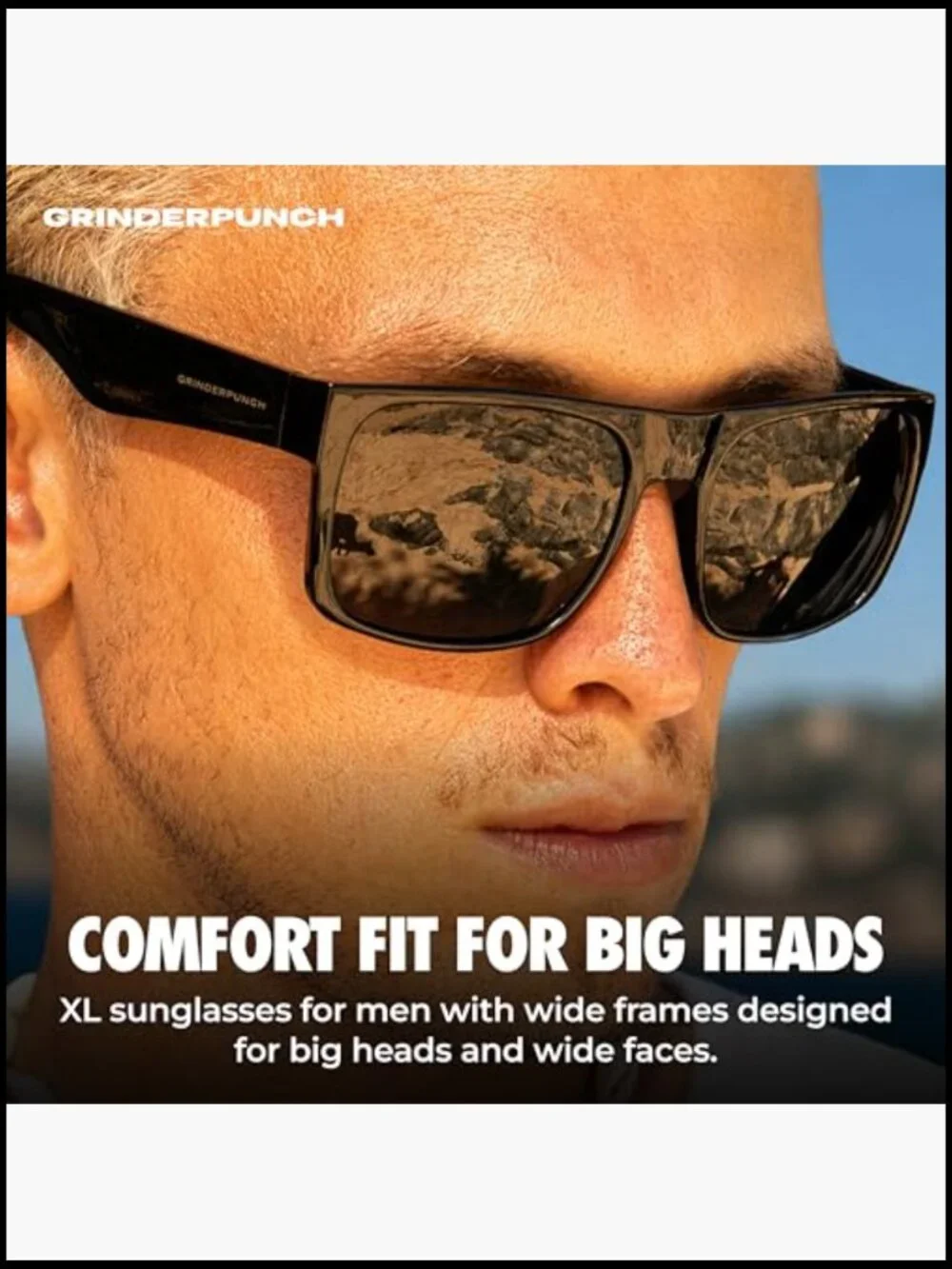 XL Polarized UV400 Sunglasses for Men - 2 Pack